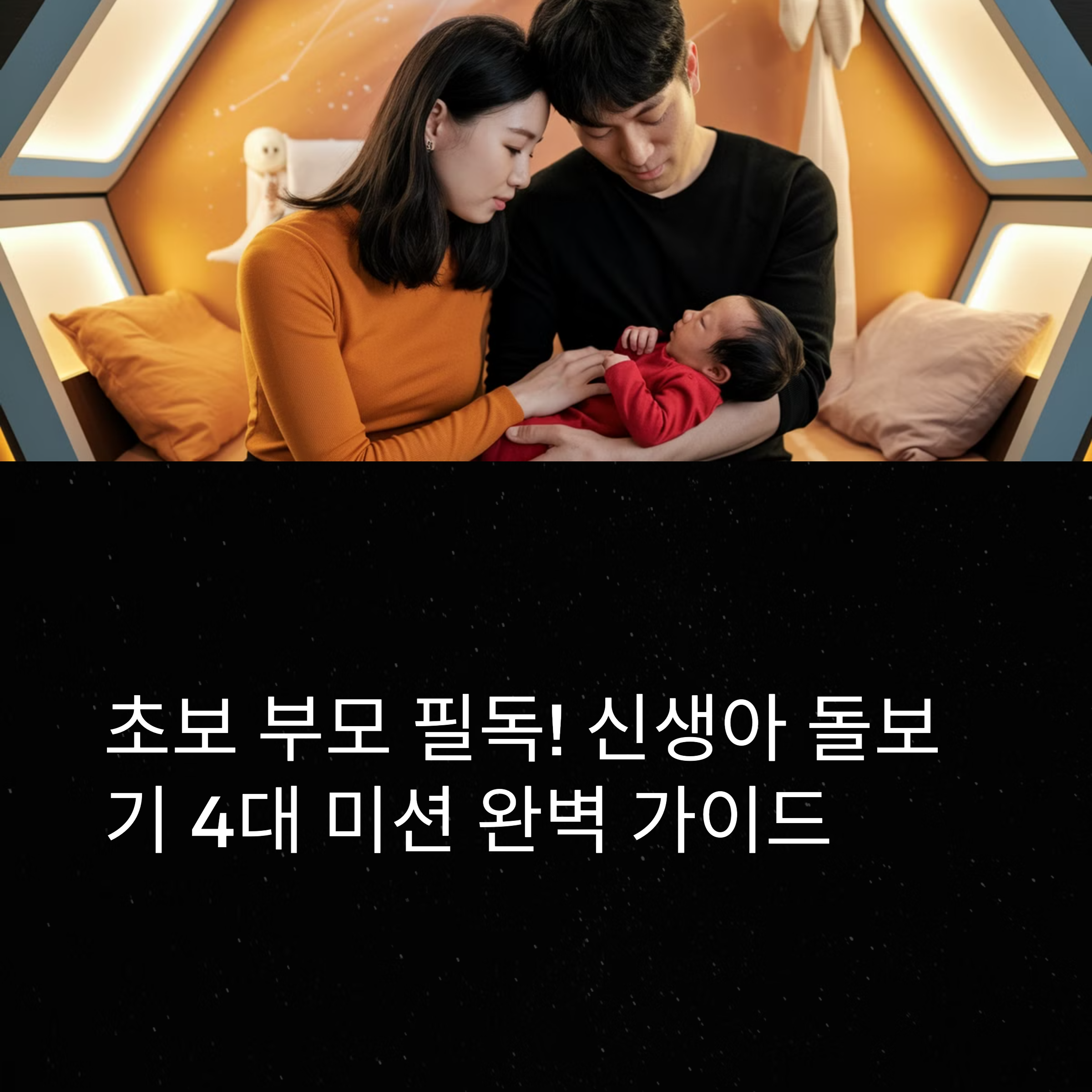 초보 부모 필독! 신생아 돌보기 4대 미션 완벽 가이드