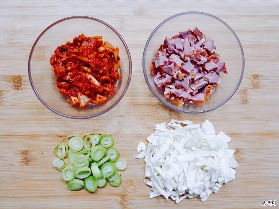 훈제오리-김치볶음밥-다이어트-레시피