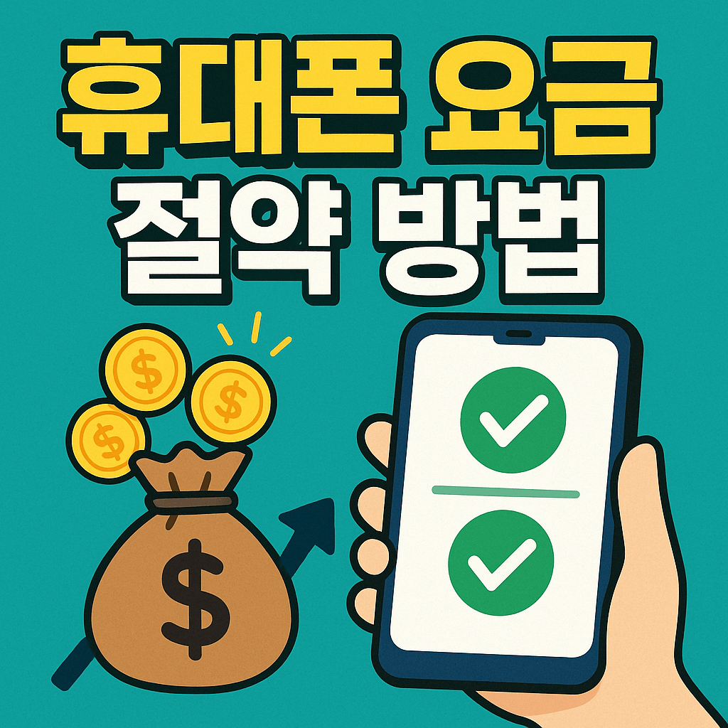 휴대폰 요금 절약 방법