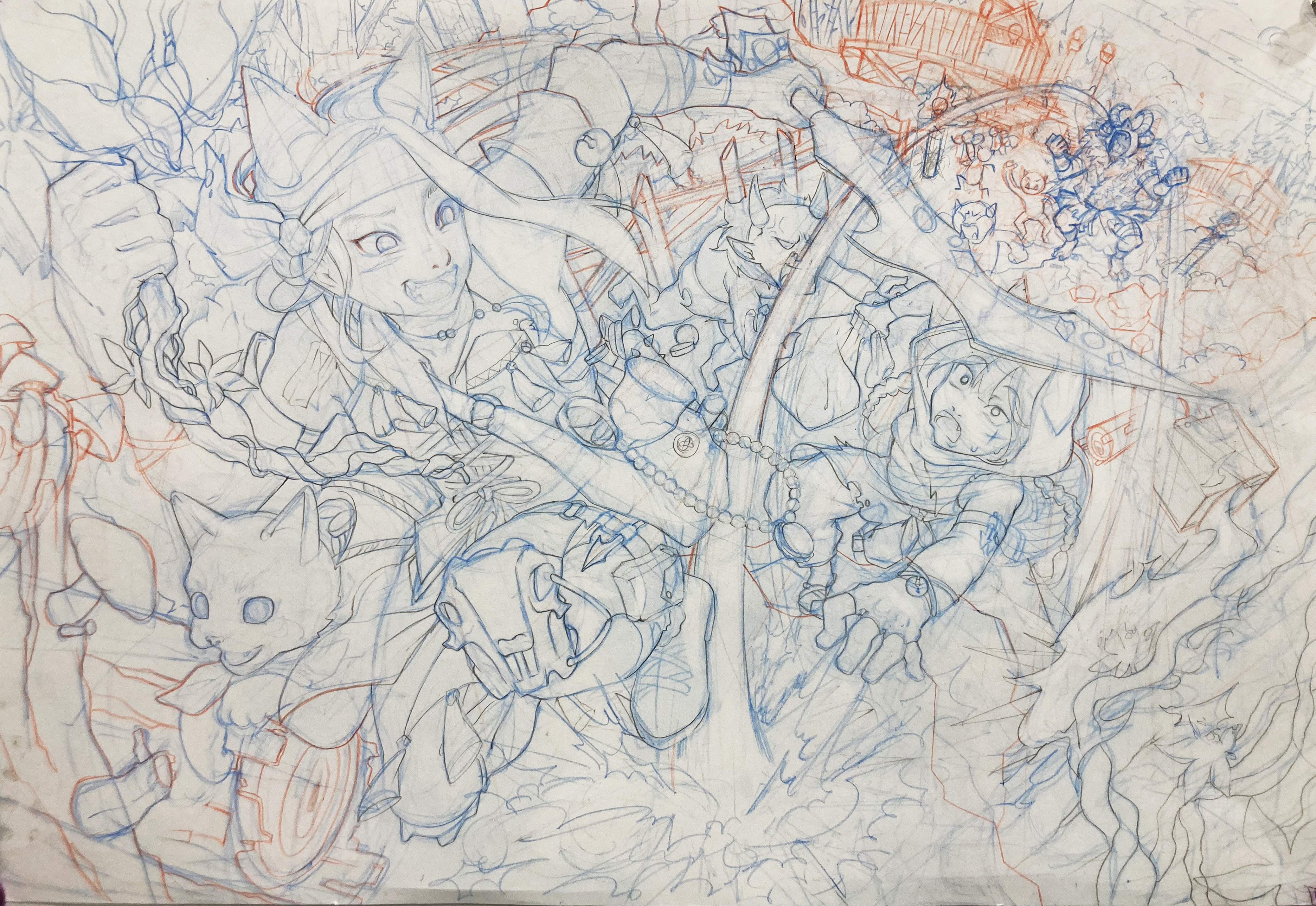 애니메이션 포트폴리오 사진