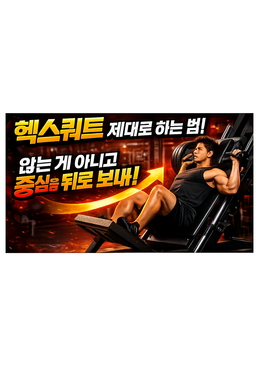 핵스쿼트 제대로 하는 기준