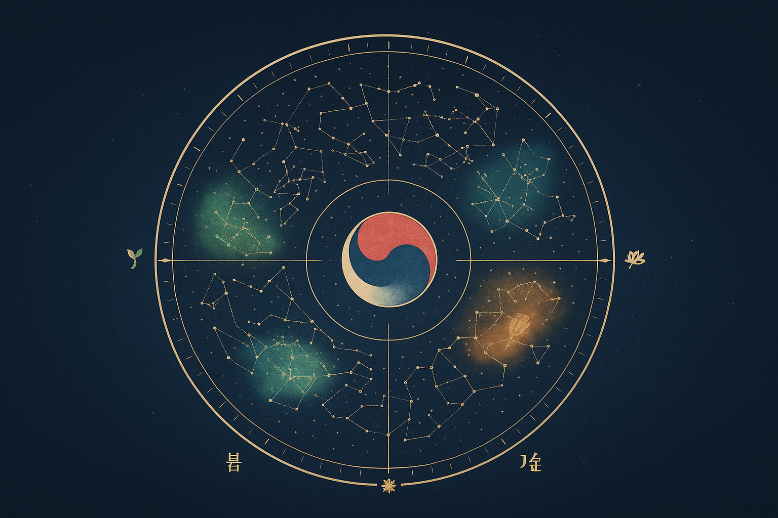 한국 별자리와 사계절 절기 변화의 관계