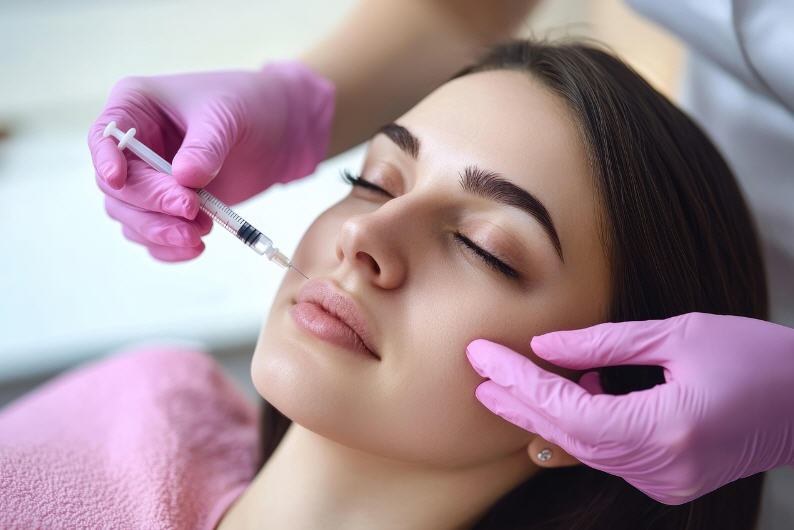 시술을 준비하는 20대 여성 사진