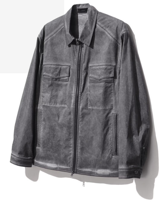 가먼트 다잉 염색한 점퍼