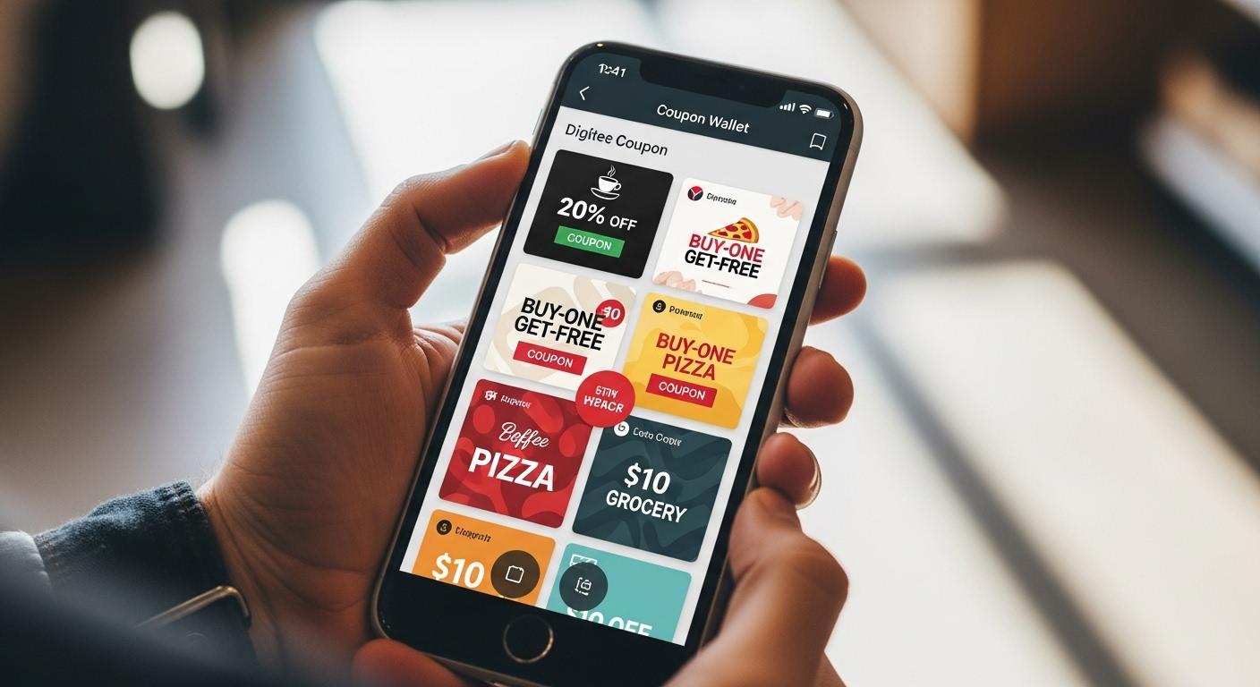 휴대폰 쿠폰지갑