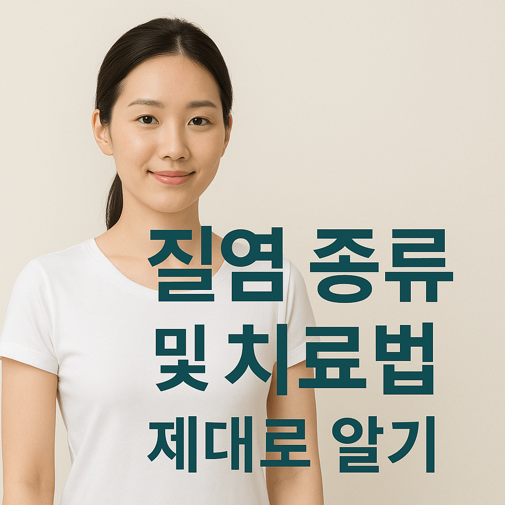 질염 종류 5가지 완벽 비교! 냄새, 가려움, 분비물 증상으로 보는 자가진단 가이드