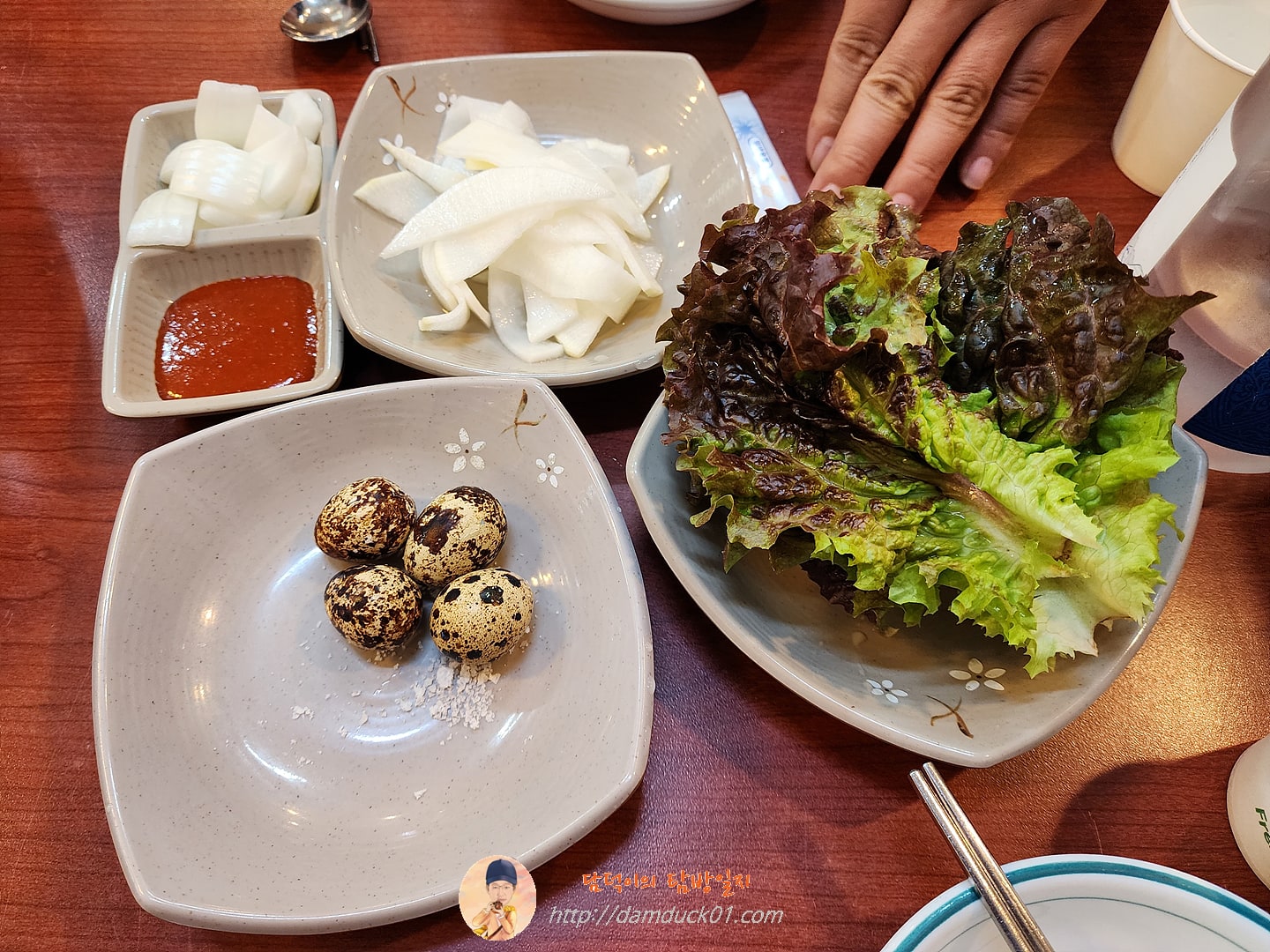 춘천명물닭갈비 반찬