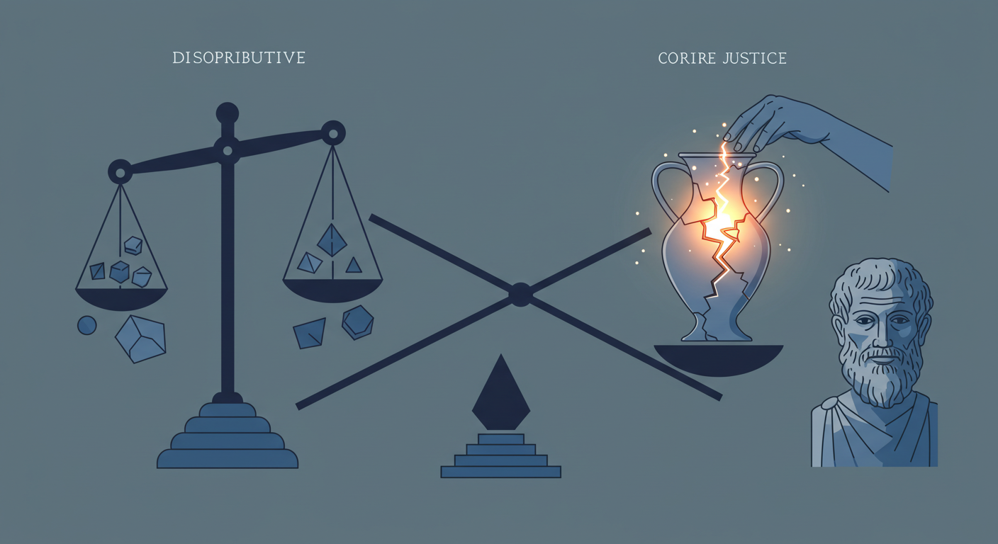 아리스토텔레스 정의론: 공정한 분배와 불의의 교정, 그 의미는?