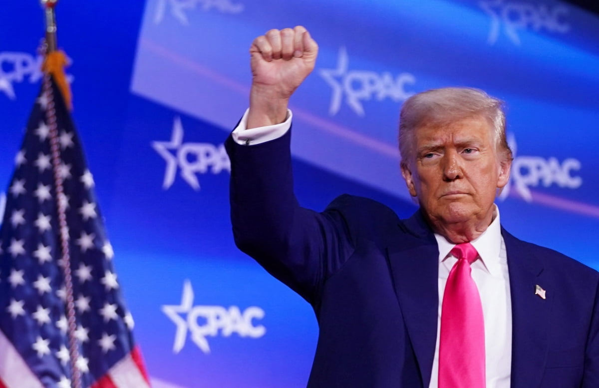 도널드 트럼프 미국 대통령.