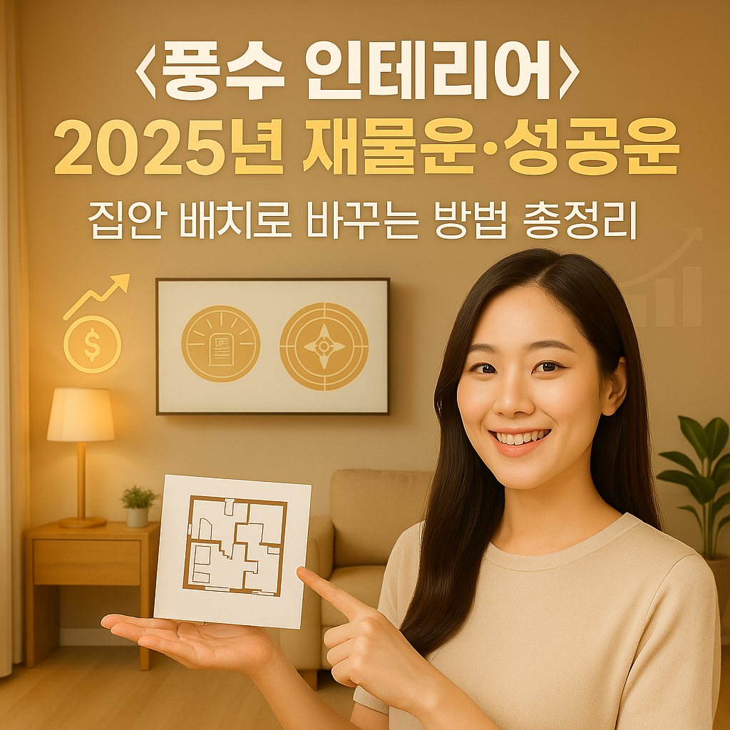 [풍수 인테리어] 2025년 재물운&middot;성공운 ｜ 집안 배치로 바꾸는 방법 총정리