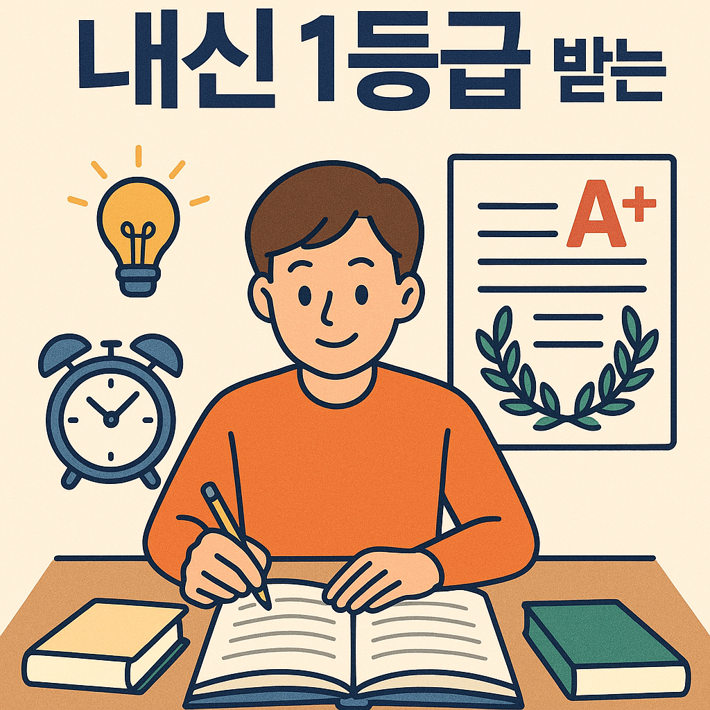 하루 2시간 공부로 내신 1등급 받는 법 - 2025년 검증된 효율적 학습법