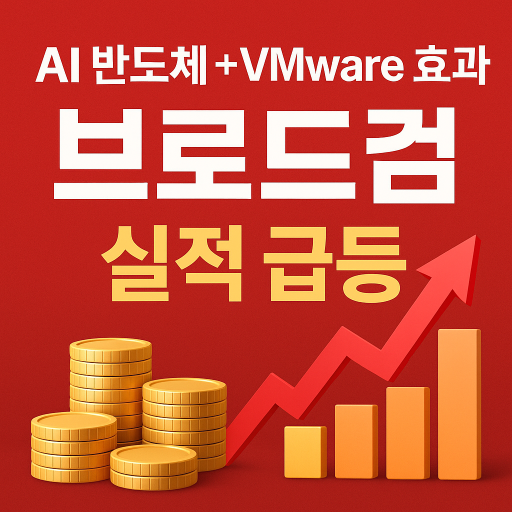 브로드컴 주가, 실적급등,ai반도체주식