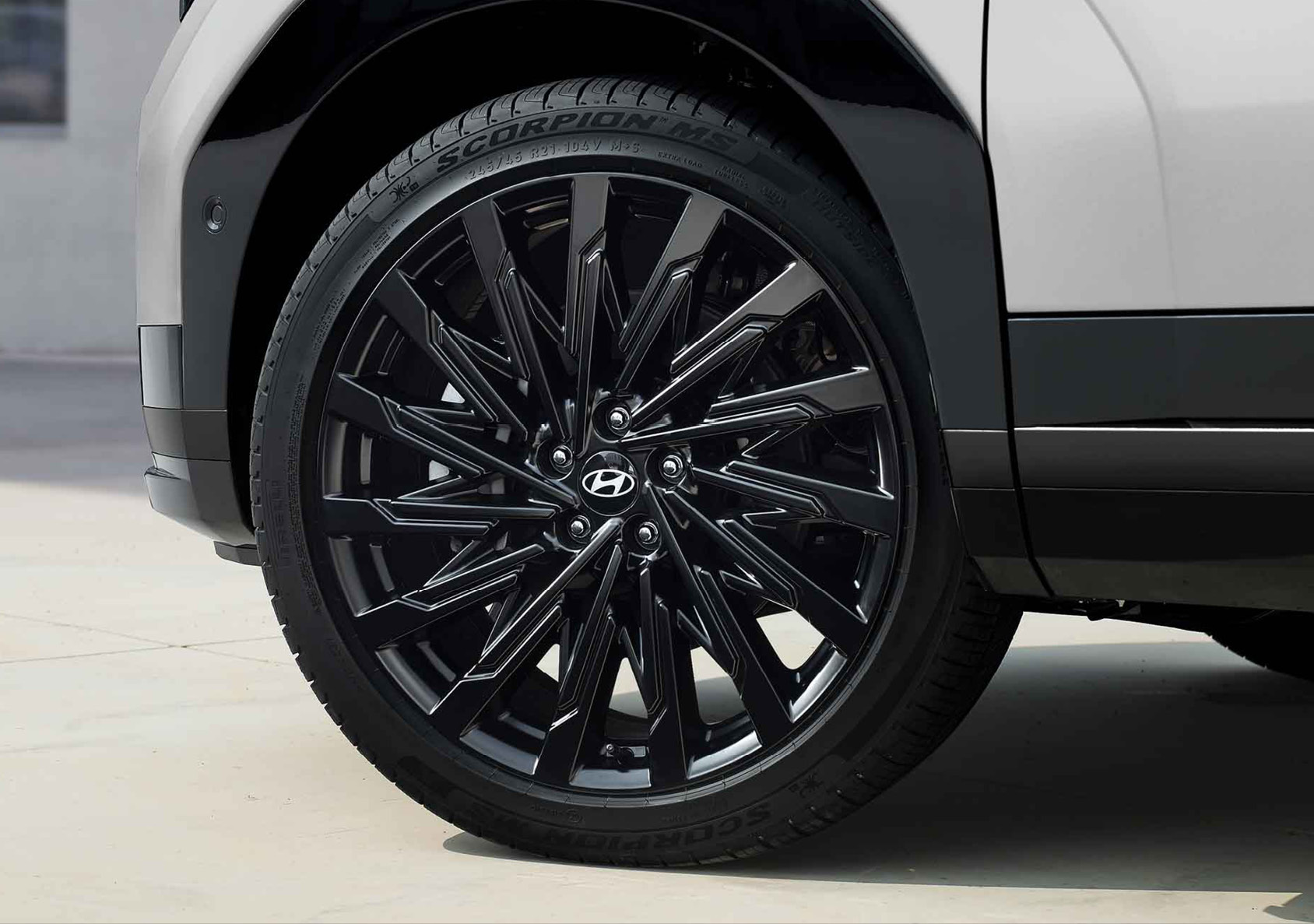 싼타페 풀체인지 캘리그라피 블랙잉크