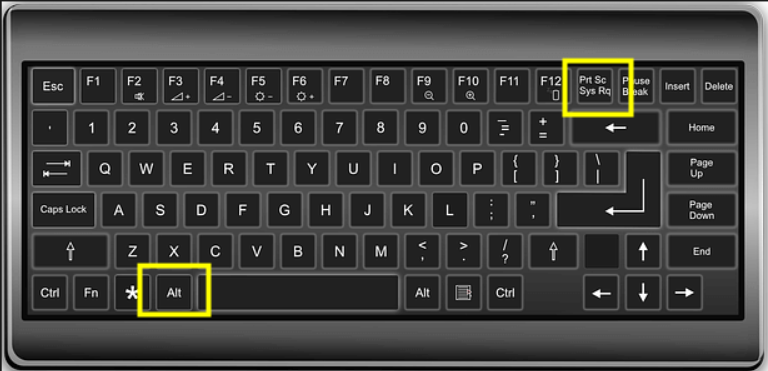 컴퓨터 캡쳐하는법-alt+ print screen 키 사용