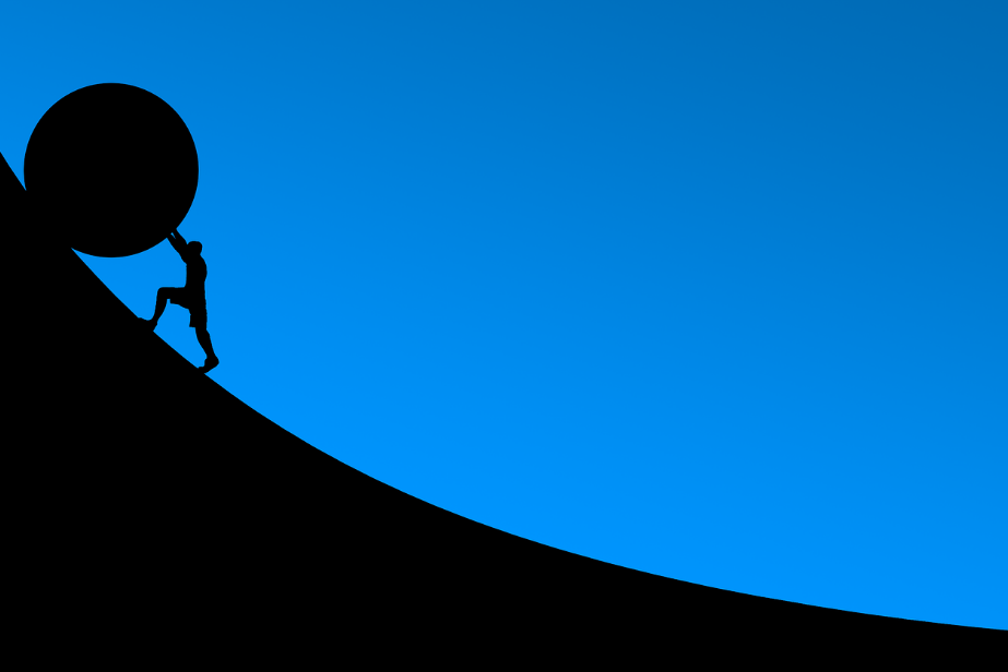 극복하는 사람을 표현하는 사진