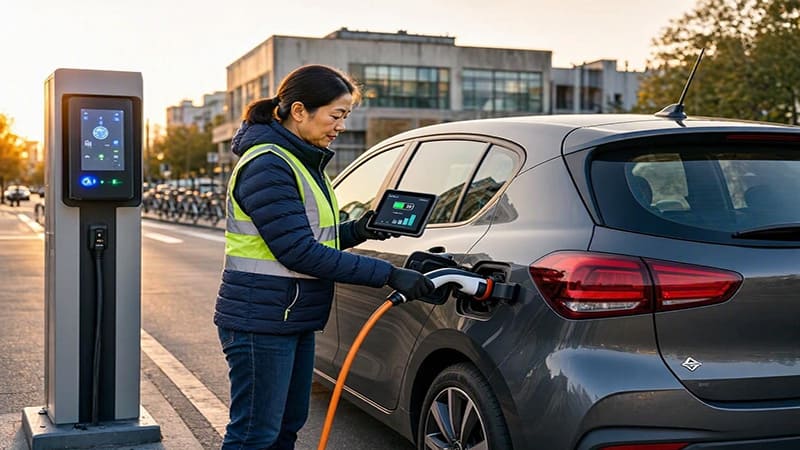 <img src=&rdquo; electric-car-charging-and-battery.jpg &rdquo; alt=&rdquo;전기자동차 충전소에서 충전 케이블을 연결하고 배터리를 관리하는 모습&rdquo;>