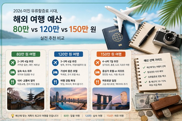 2026 미친 유류할증료 시대, 해외 여행 예산