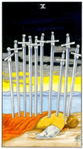 The Ten of Swords