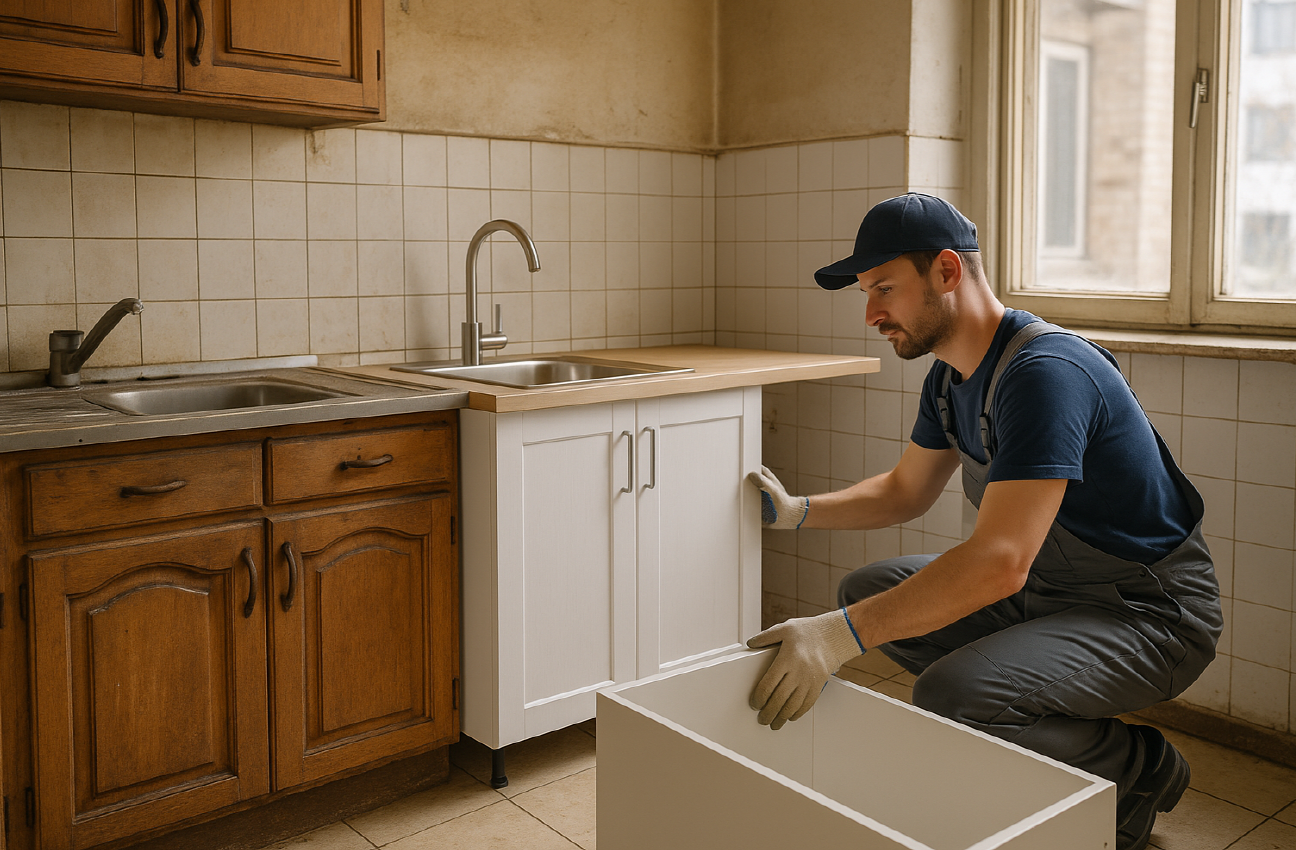 구축아파트 싱크대 교체 사진