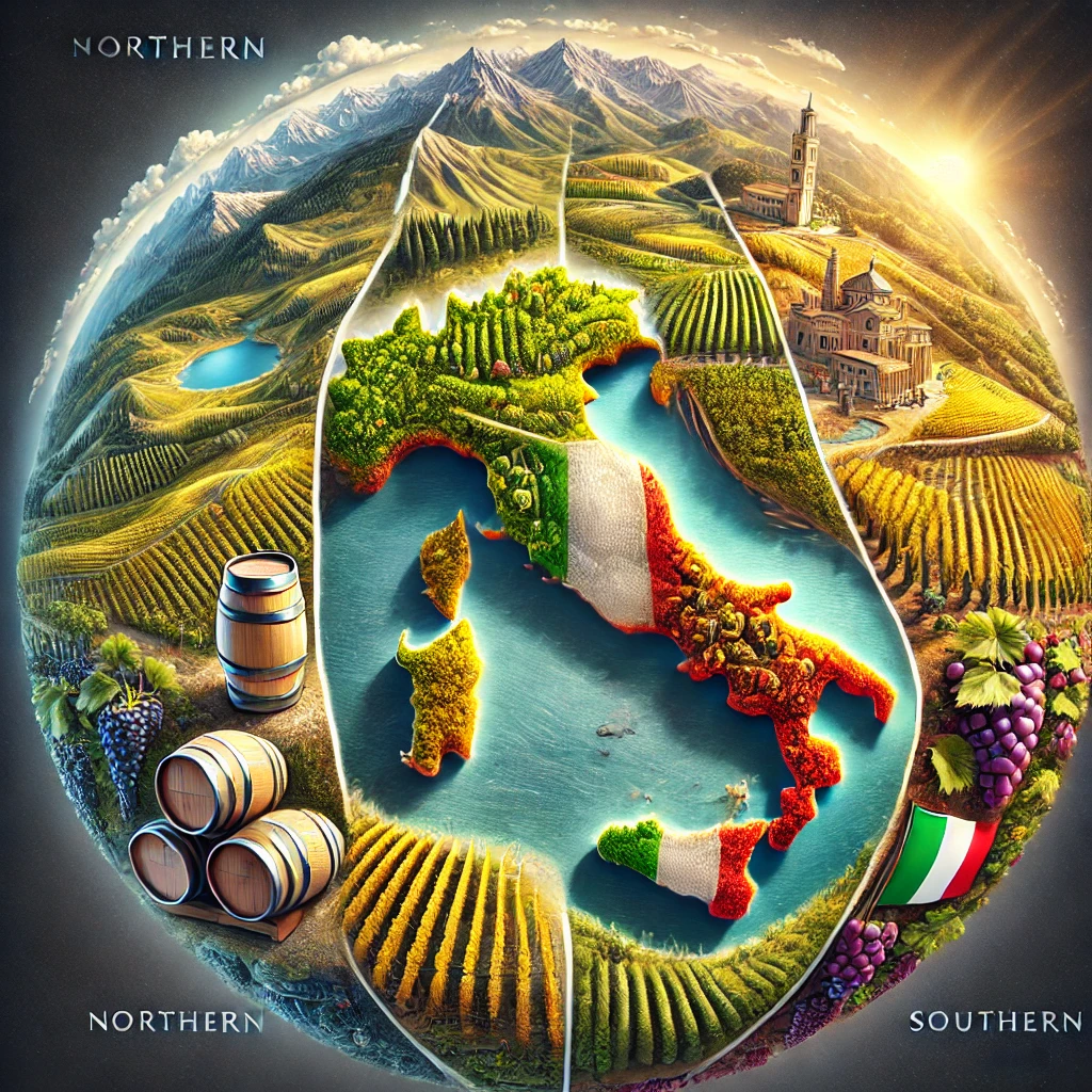 이탈리아 와인 지역 총정리 – 북부, 중부, 남부의 와인 특징