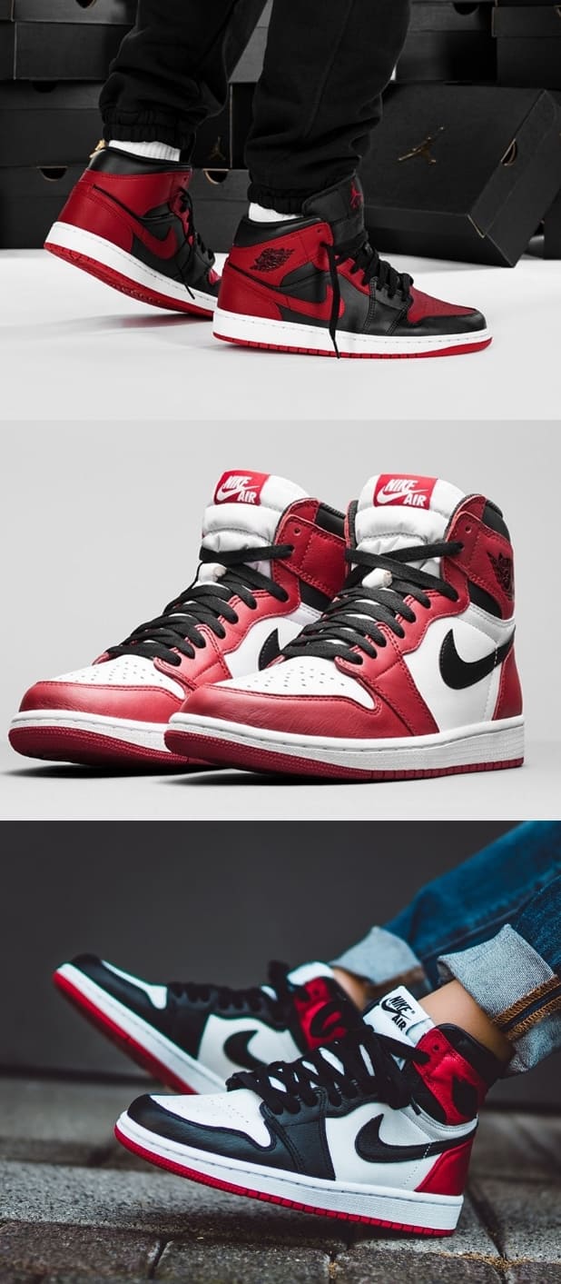 에어조던 1 하이 삼대장 시카고 브레드 블랙토