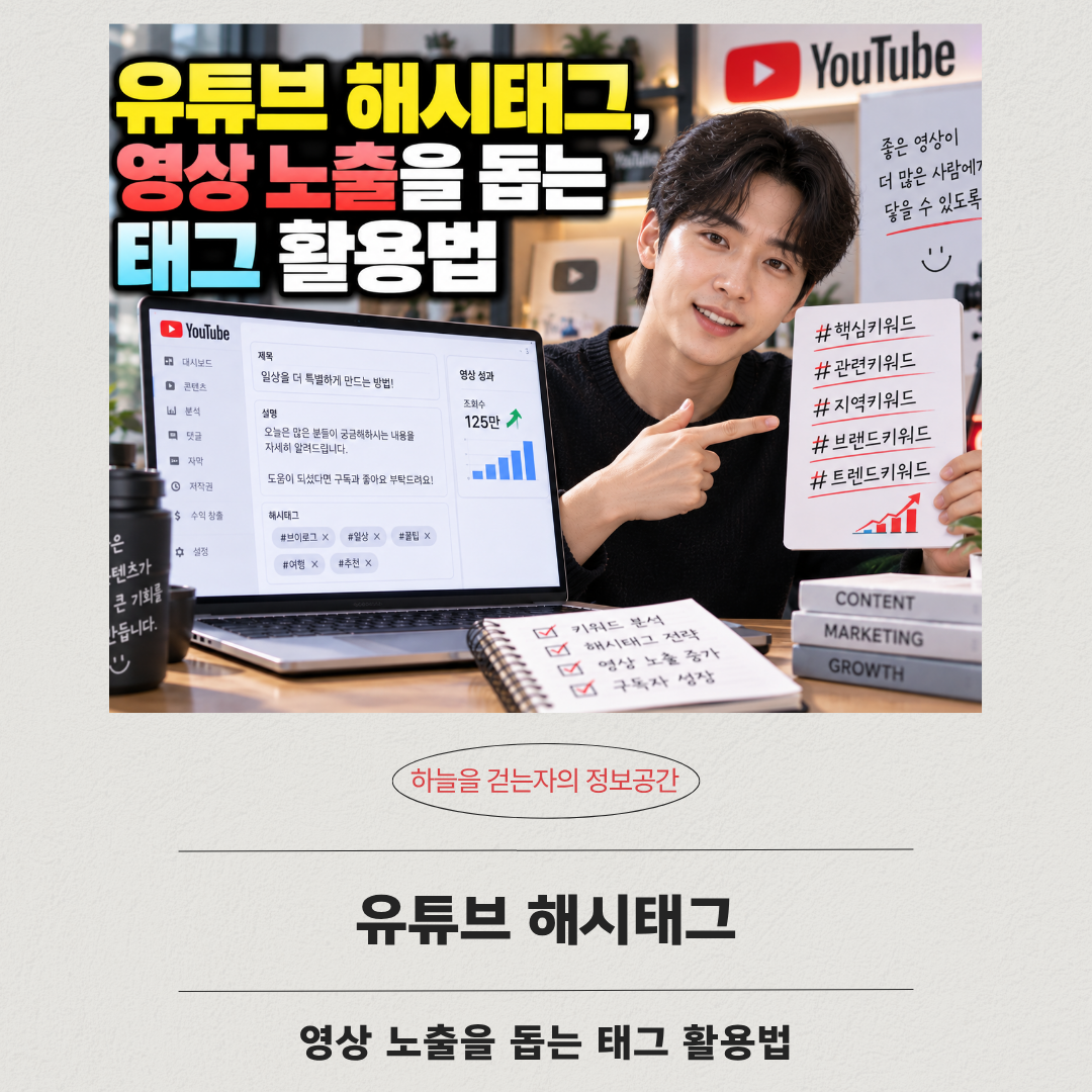 유튜브 해시태그, 영상 노출을 돕는 태그 활용법