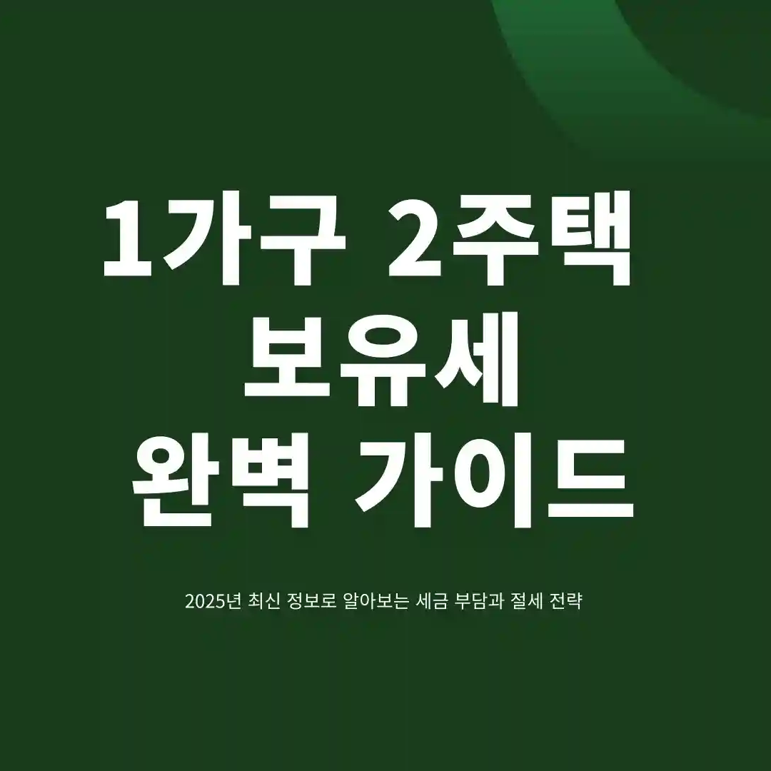 1가구 2주택 보유세