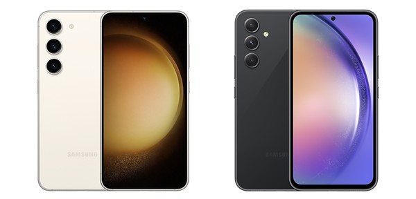 삼성 갤럭시 A54(갤럭시퀀텀4) / 삼성 갤럭시 S23 비교 - 디자인, 화면, 성능, 방수, 배터리수명, 카메라, 가격