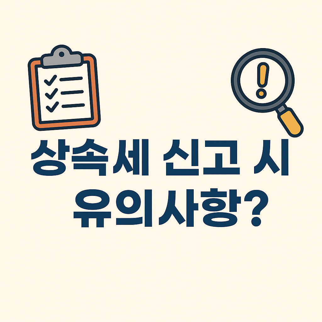 상속세 신고 및 면제 한도액