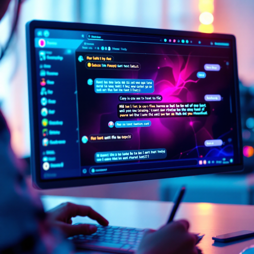 컴퓨터에-카카오톡-대화-내용이-보임