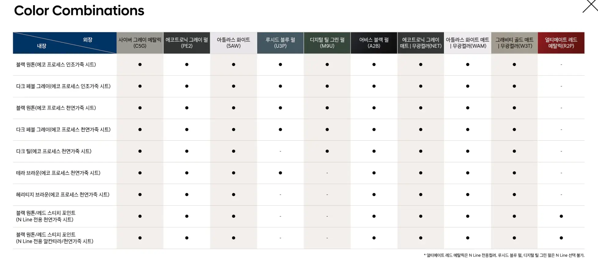 칼라콤비네이션