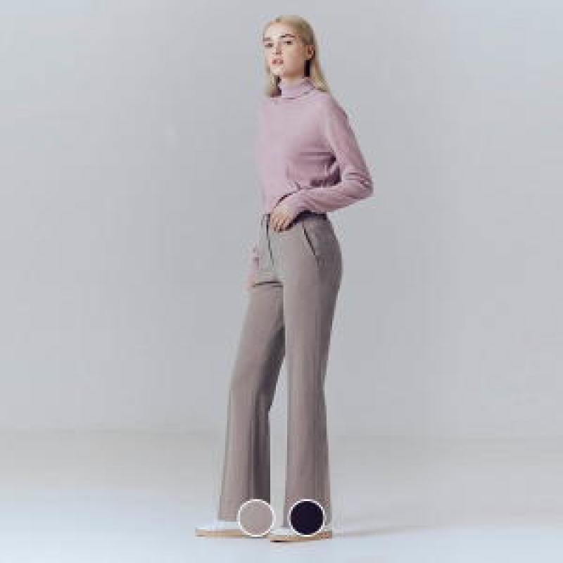 지오다노 지오다노 여 브러시드 부츠컷 슬렉스 롱버전 412927