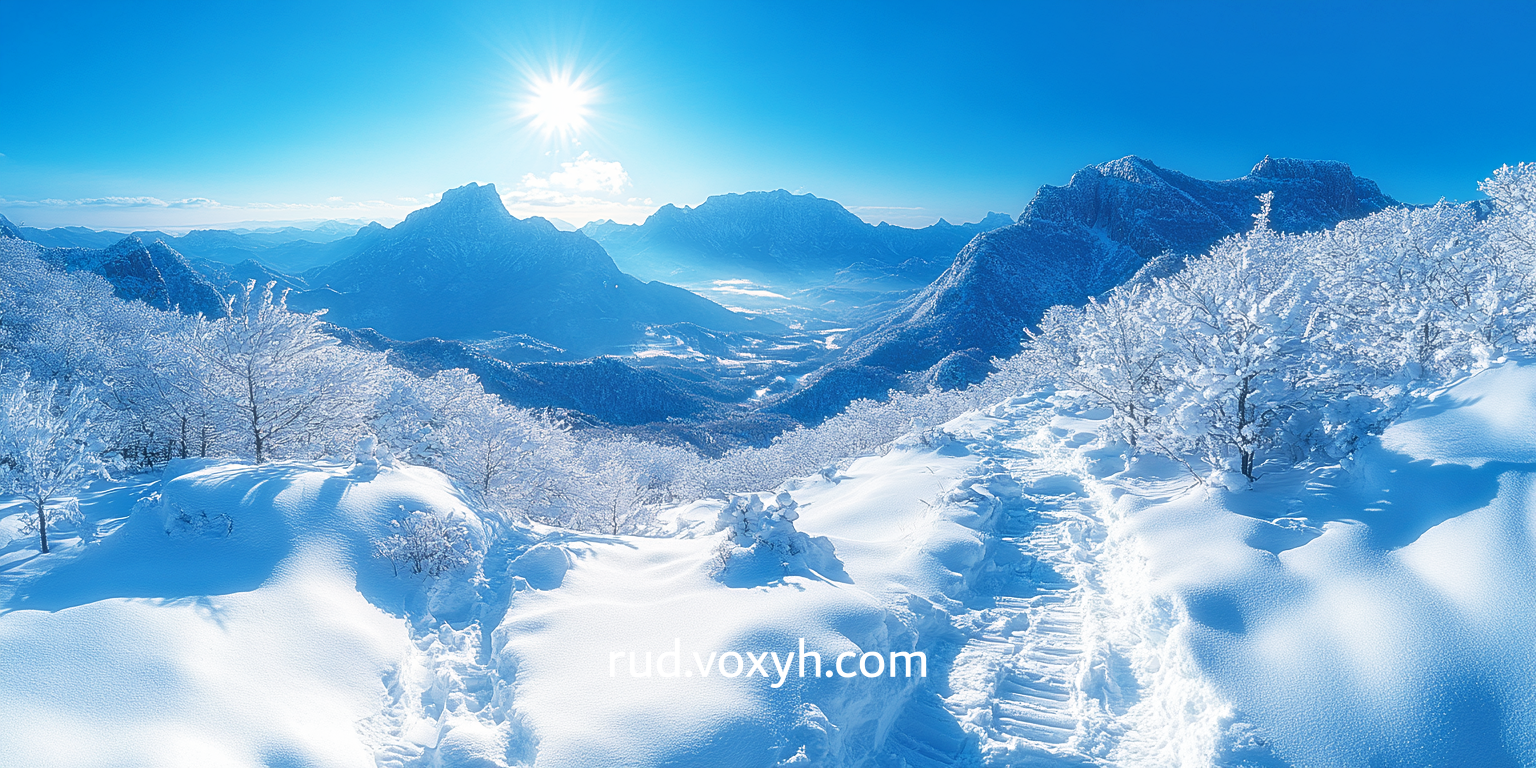 마이산의 사계절