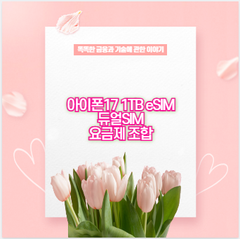 아이폰17 1TB eSIM 듀얼SIM 요금제 조합