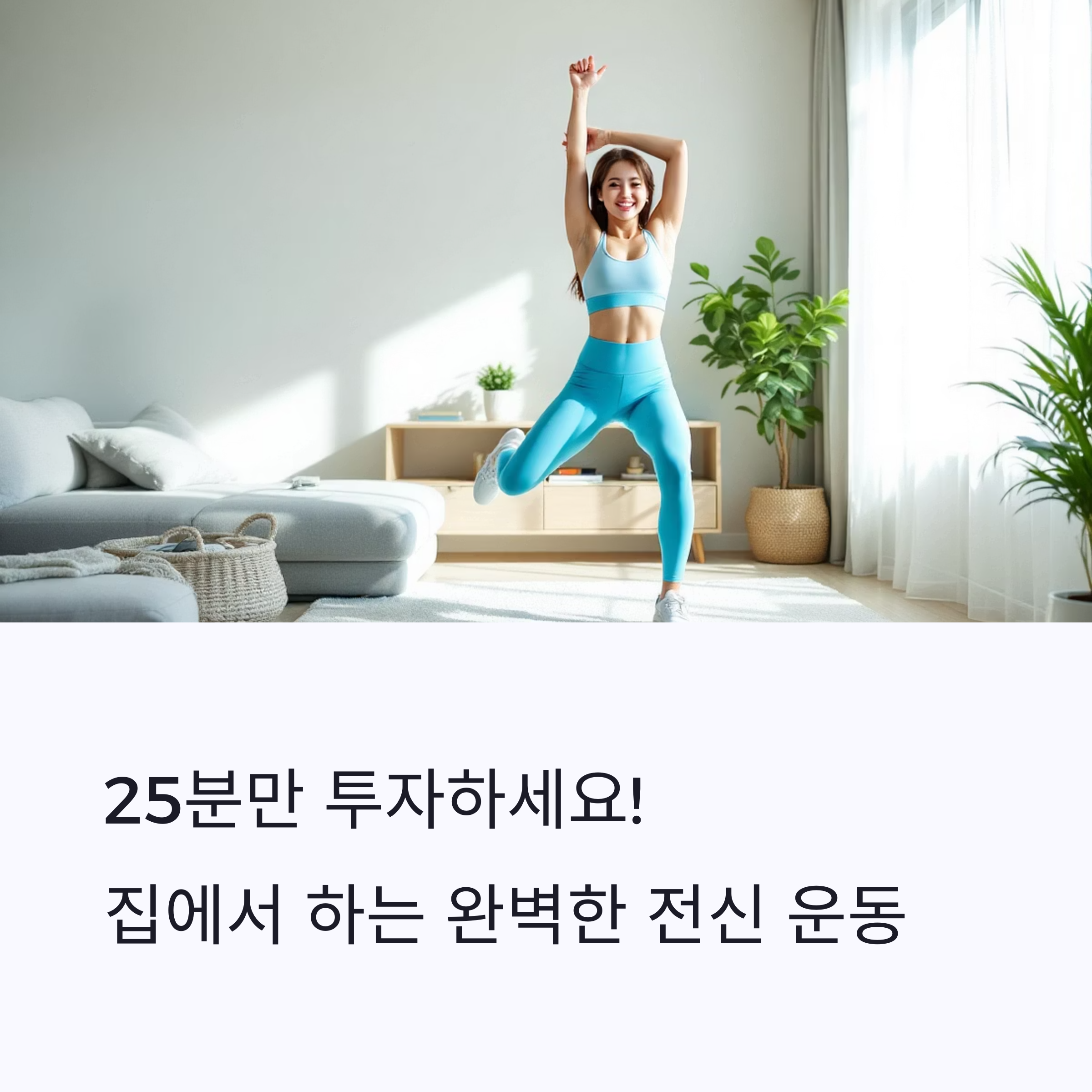 운동 포기금지! 30분 안에 끝내는 완벽 홈트 루틴 추천