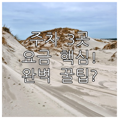 갑천호수공원 주차 3곳 위치 요금 시..