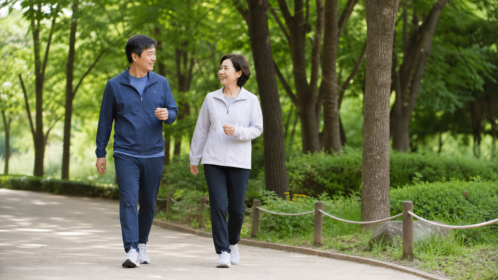 대화 가능 여부로 살피는 운동 강도