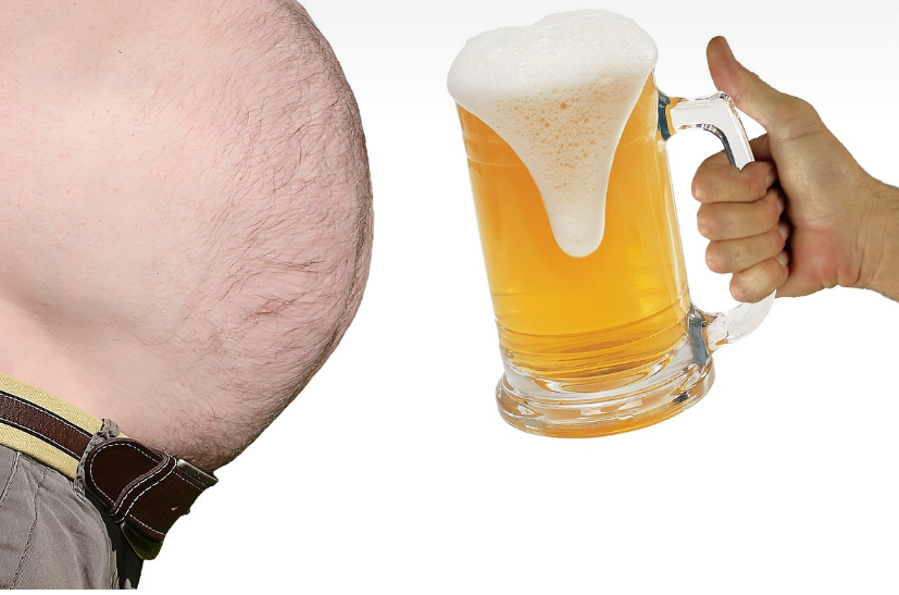 술많이 먹는 비만 성인남성 배