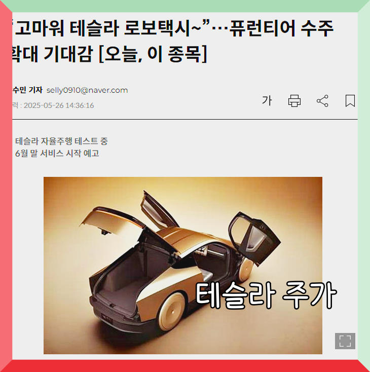 테슬라 주가 전망