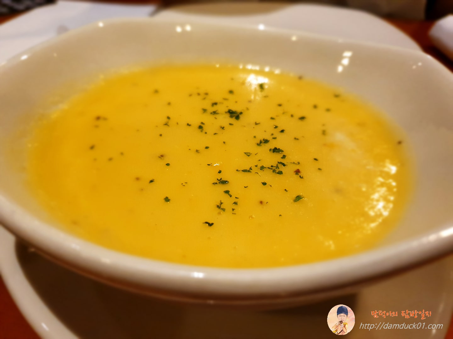 아웃백 콘 수프