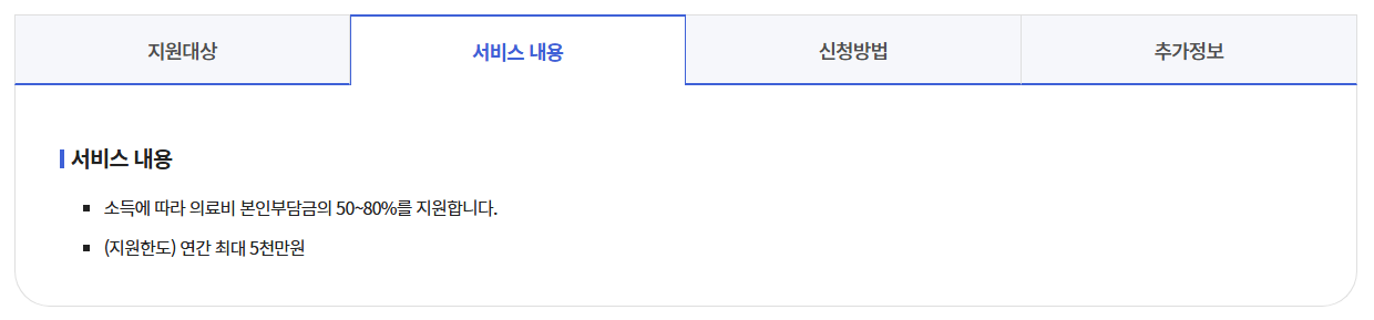재난적의료비지원사업