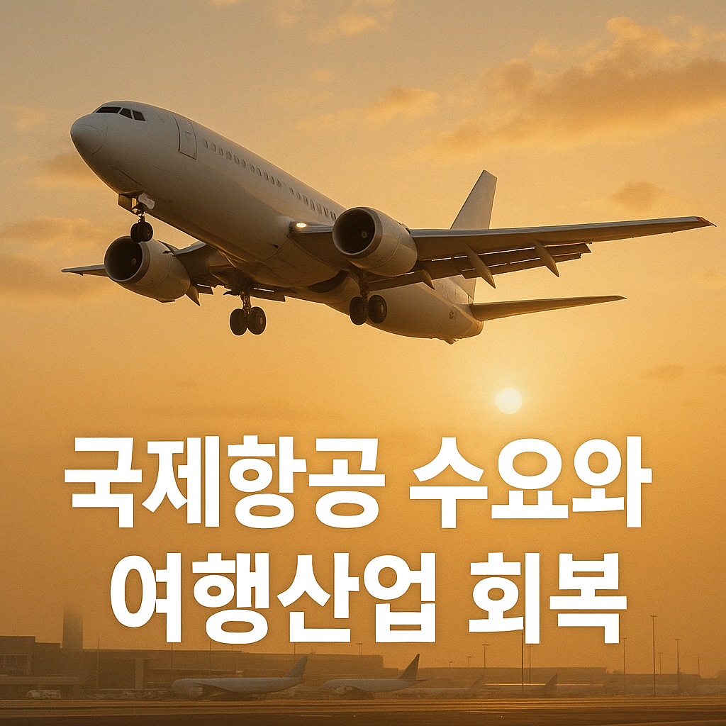 국제항공 수요와 여행산업 회복