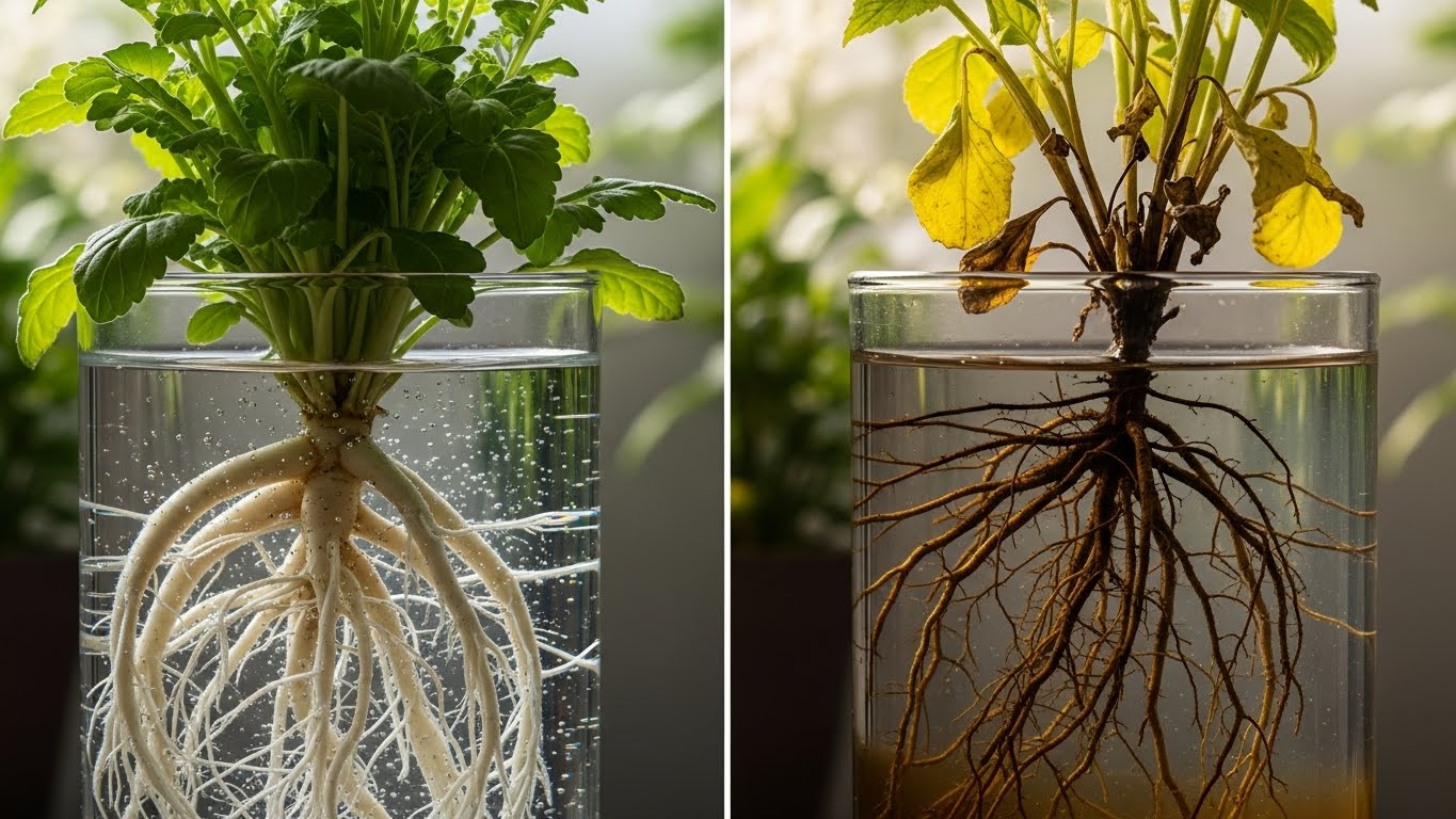 뿌리 산소 공급이 생산성에 미치는 영향