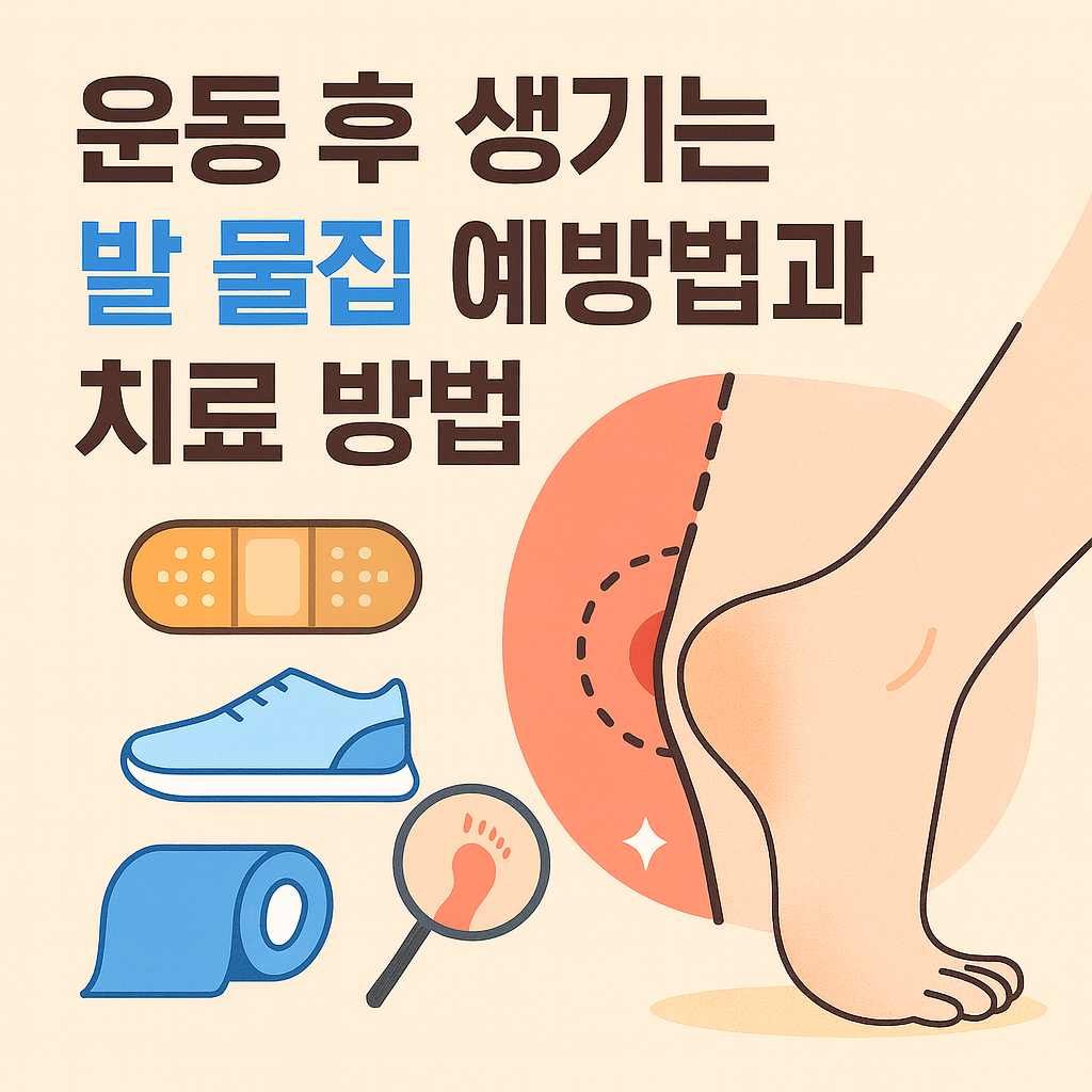 발 물질 예방법과 치료 방법 이미지