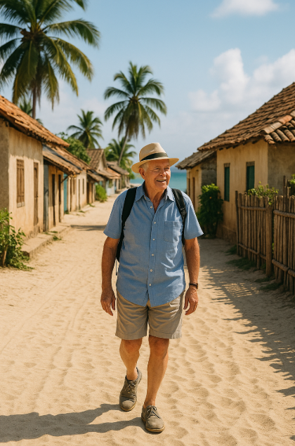 안카우아 해변 마을 은퇴자 여행사진