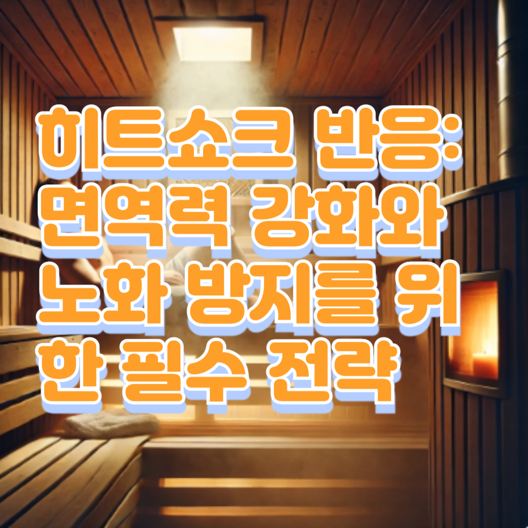 히트쇼크 반응: 면역력 강화와 노화 방지를 위한 필수 전략