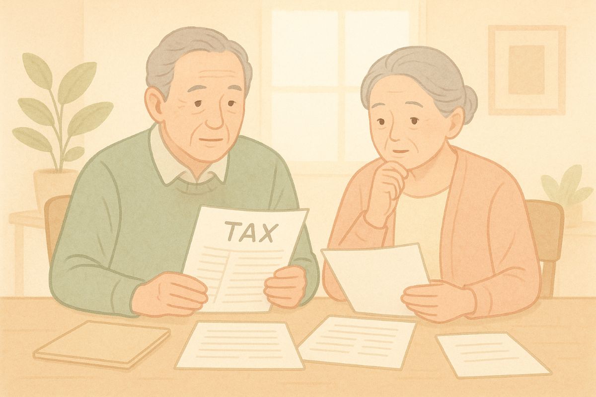 고령 부부 세금 서류 검토