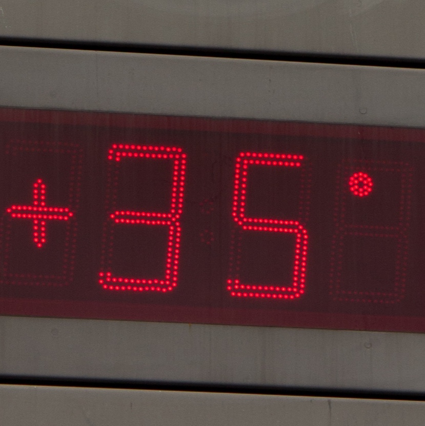 풍경 온도계 사진