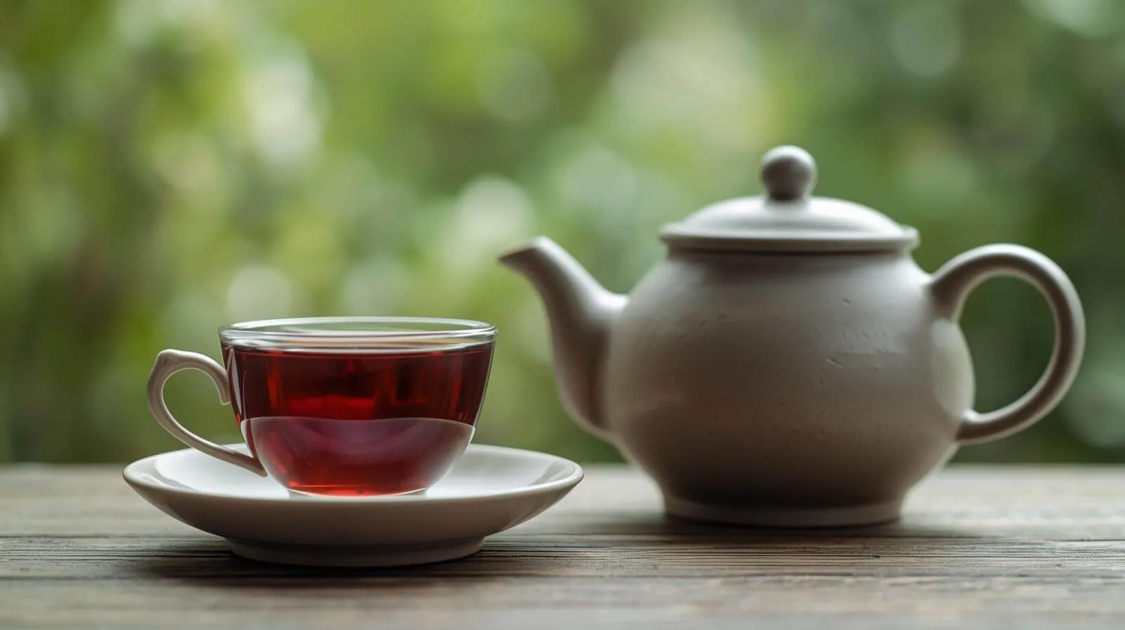 식후 마시는 보이차