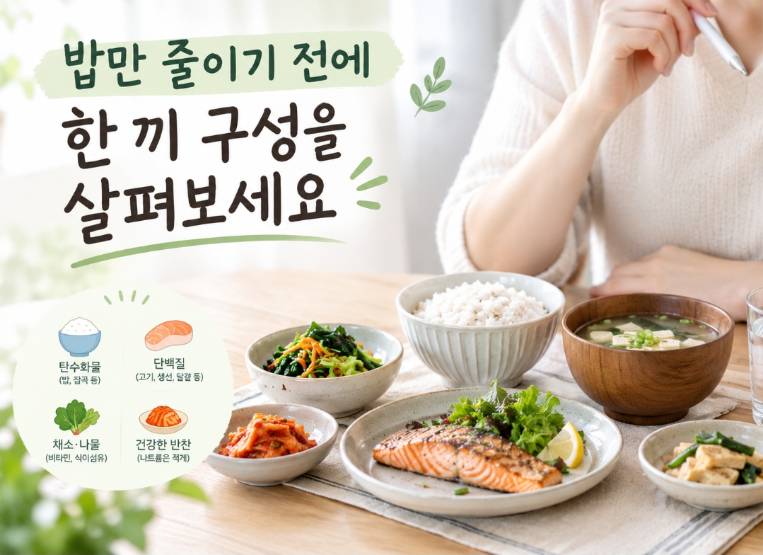 한끼 식사 구성